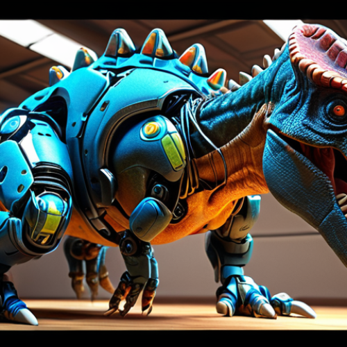 Home 4 **
Prompt: "DinoCore Ultra D-Buster, highly detailed, vibrant colors, dynamic pose, dinosaur combination, intricate robot design, action scene, digital art, trending on Artstation."
**