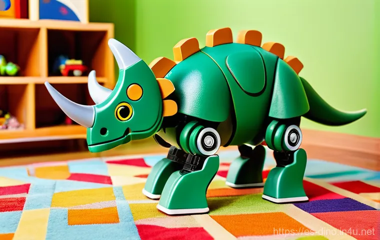 다이노코어 트리케라톱스와 티라노 비교 - **Dinocore Triceratops Robot in a Defensive Stance:** A highly detailed action figure of the Dinocor...